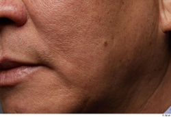 Face Mouth Cheek Skin Man Asian Chubby Wrinkles Studio photo references